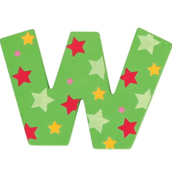 Bigjigs Toys Star Letter W (One Supplied)