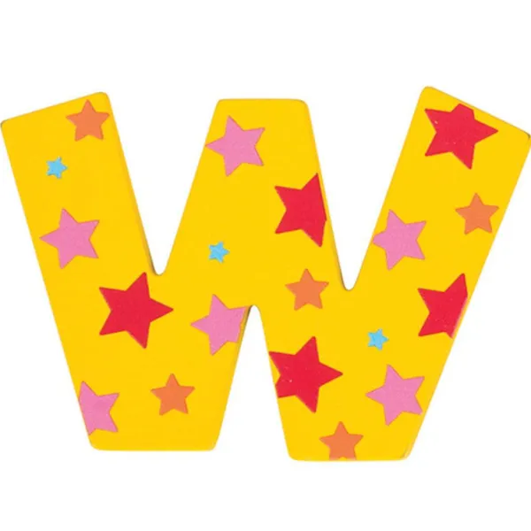 Bigjigs Toys Star Letter W (One Supplied)