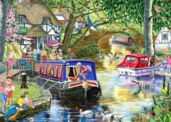 House of Puzzles Summer on the River - 1000 Piece Jigsaw Puzzle