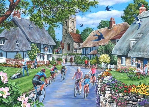 House of Puzzles Sunday Morning - BIG 500 Piece Jigsaw Puzzle