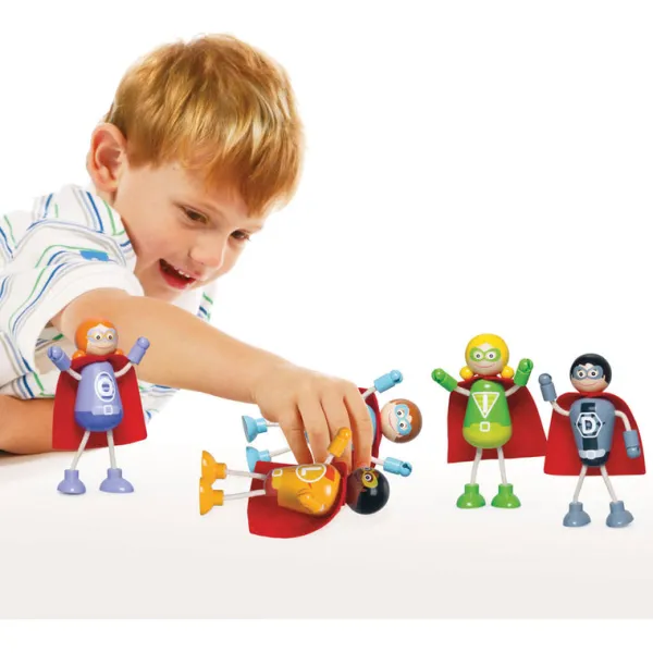 Tidlo Superhero Figure Pack