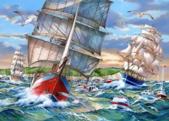 House of Puzzles Tall Ships - 1000 Piece Jigsaw Puzzle