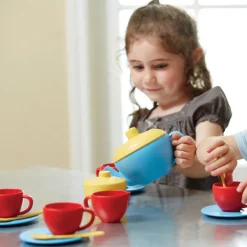 Green Toys Tea Set (Blue Teapot)