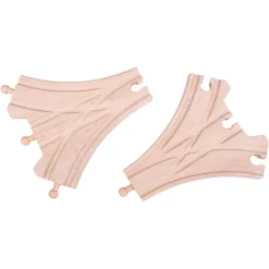 Bigjigs Rail Three Way Points (Pack of 2)