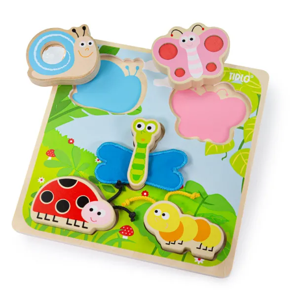 Tidlo Touch and Feel Puzzle (Insects)