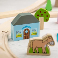 Bigjigs Rail Town and Country Train Set