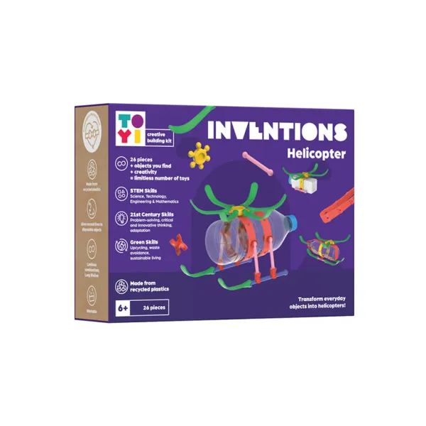 Toyi Inventions Helicopter Building Kit