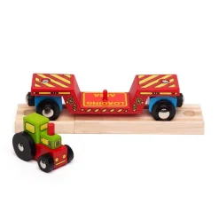 Bigjigs Rail Tractor Low Loader