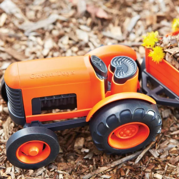 Green Toys Tractor Orange