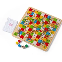 Bigjigs Toys Traditional Snakes and Ladders - DAMAGED BOX