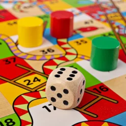 Bigjigs Toys Traditional Snakes and Ladders - DAMAGED BOX