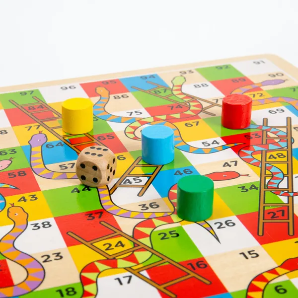 Bigjigs Toys Traditional Snakes and Ladders