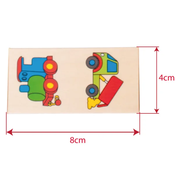 Bigjigs Toys Transport Dominoes