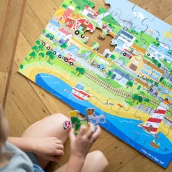 Bigjigs Toys Transport Town Floor Puzzle