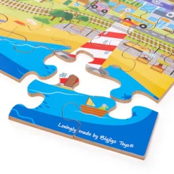 Bigjigs Toys Transport Town Floor Puzzle
