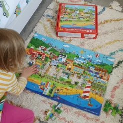 Bigjigs Toys Transport Town Floor Puzzle