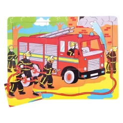 Bigjigs Toys Tray Puzzle Fire Engine