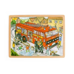 Bigjigs Toys Tray Puzzle Fire Engine