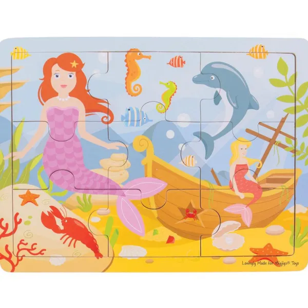 Bigjigs Toys Tray Puzzle (Mermaid)