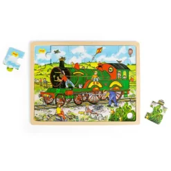 Bigjigs Toys Tray Puzzle Train