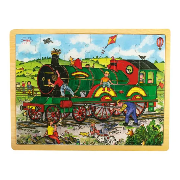 Bigjigs Toys Tray Puzzle Train