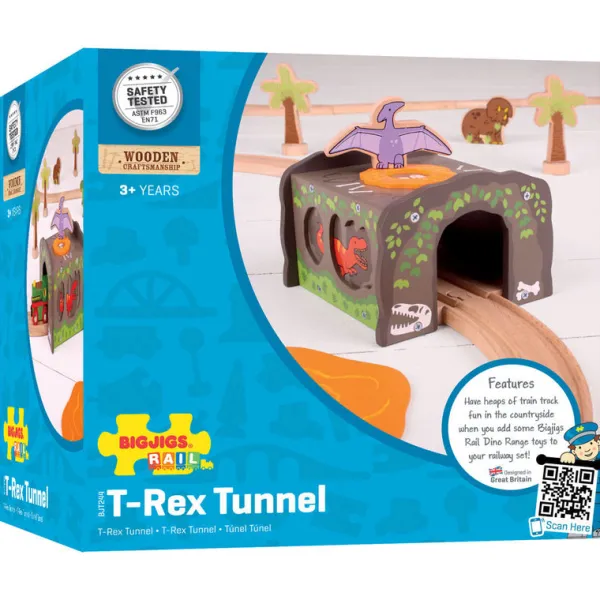 Bigjigs Rail T-Rex Tunnel