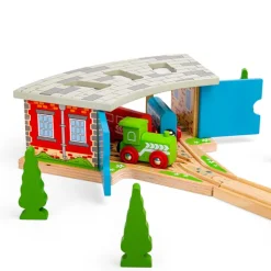 Bigjigs Rail Triple Engine Shed
