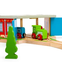 Bigjigs Rail Triple Engine Shed