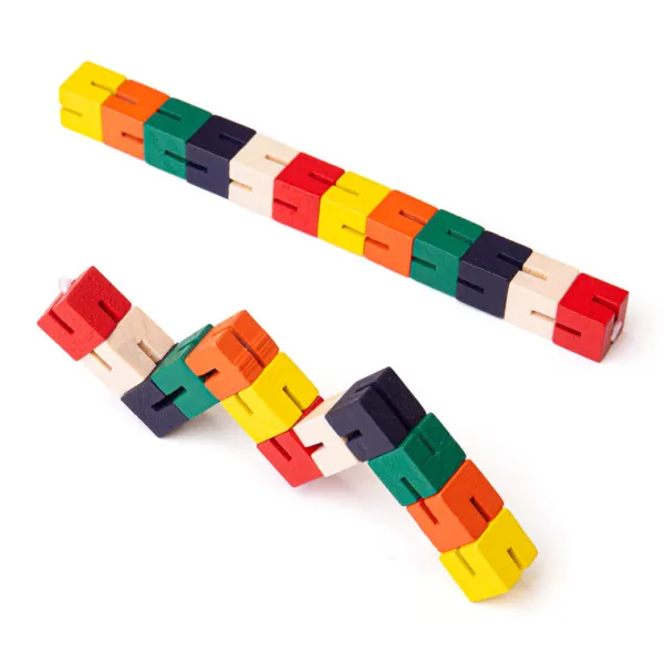 Bigjigs Toys Twister Blocks (Pack of 4 - Multi-Colour)
