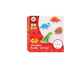 Bigjigs Toys Two Piece Puzzles - Dinosaur