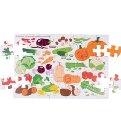 Bigjigs Toys Vegetables Floor Puzzle
