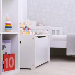 Tidlo White Toy Chest