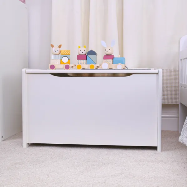 Tidlo White Toy Chest