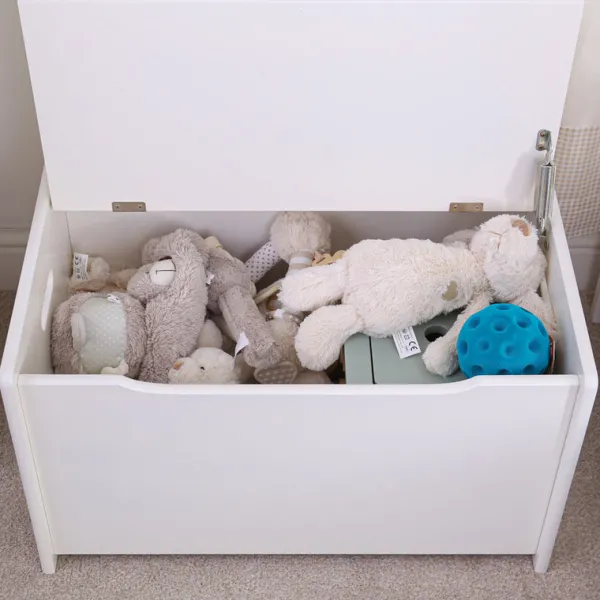 Tidlo White Toy Chest