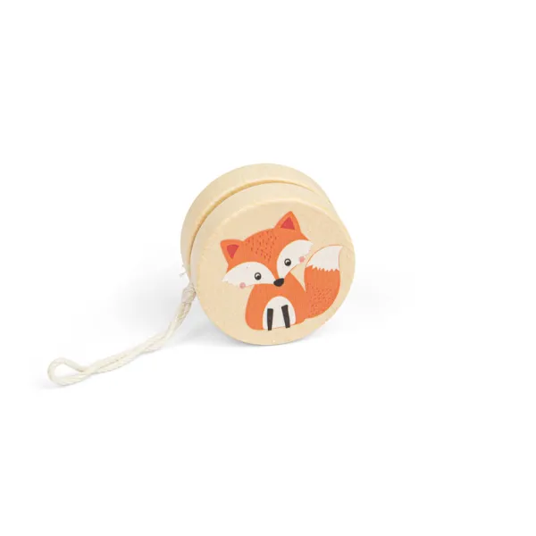 Bigjigs Toys Wildlife Yo-Yos - Fox, Lion