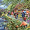 House of Puzzles Wind at the Willows - 1000 Piece Jigsaw Puzzle