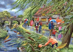 House of Puzzles Wind at the Willows - 1000 Piece Jigsaw Puzzle