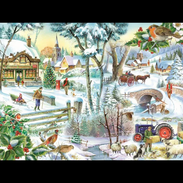 House of Puzzles Winter Wonderland - 1000 Piece Jigsaw Puzzle