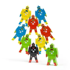 Schylling Wood Stacking Robots