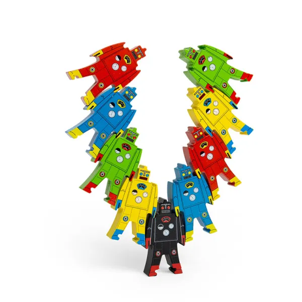 Schylling Wood Stacking Robots
