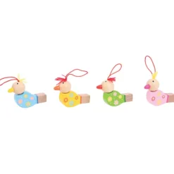 Bigjigs Toys Wooden Bird Whistles (Pack of 4)