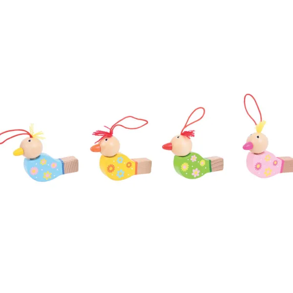 Bigjigs Toys Wooden Bird Whistles (Pack of 4)