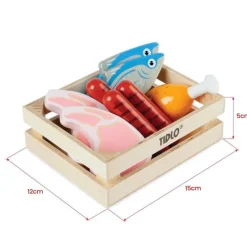 Tidlo Wooden Meat and Fish