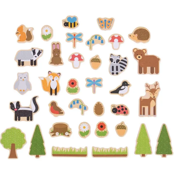 Bigjigs Toys Woodland Magnets