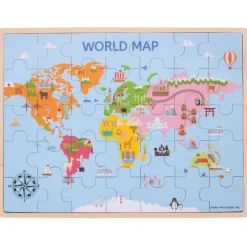 Bigjigs Toys World Map Puzzle