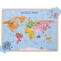 Bigjigs Toys World Map Puzzle